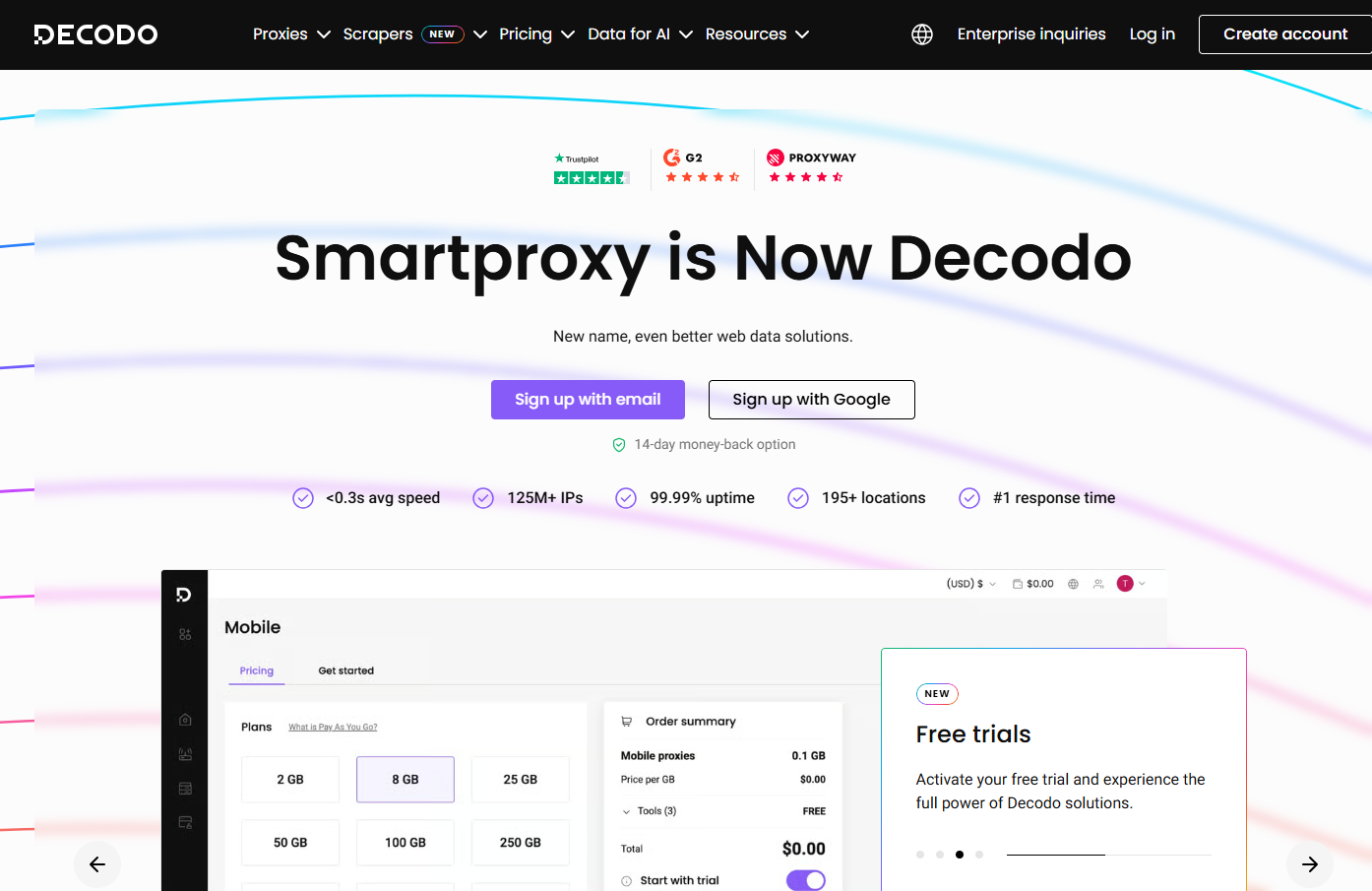 SmartProxy (Decodo) is a budget-friendly alternative to Bright Data