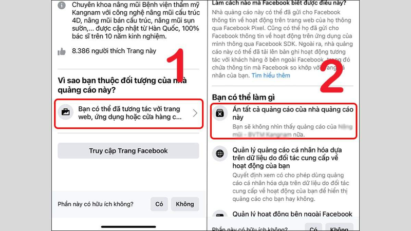 cách chặn quảng cáo trên facebook