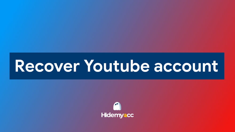How to recover YouTube account when lost or unable to sign in
