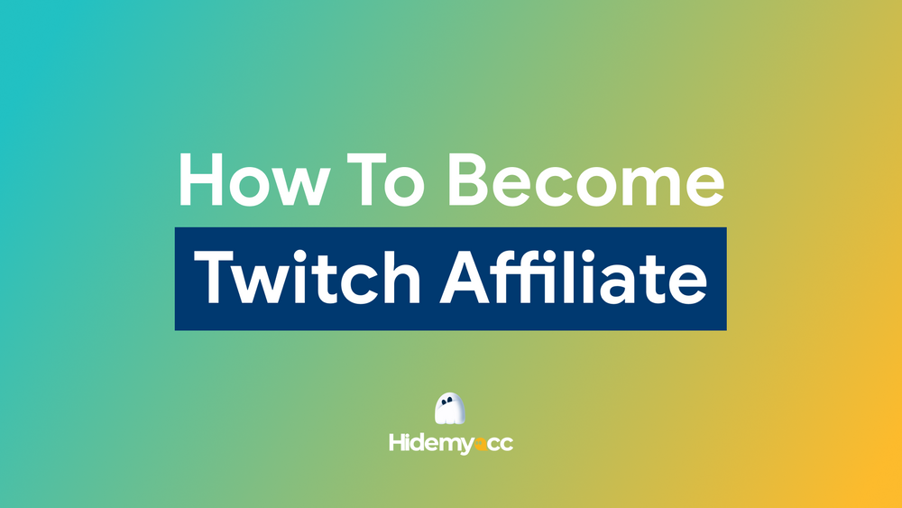 How to become a Twitch affiliate without followers