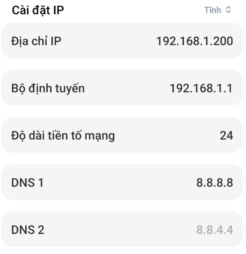 cách đổi dns trên điện thoại