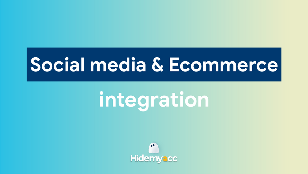 How to integrate social media with ecommerce platform for better marketing