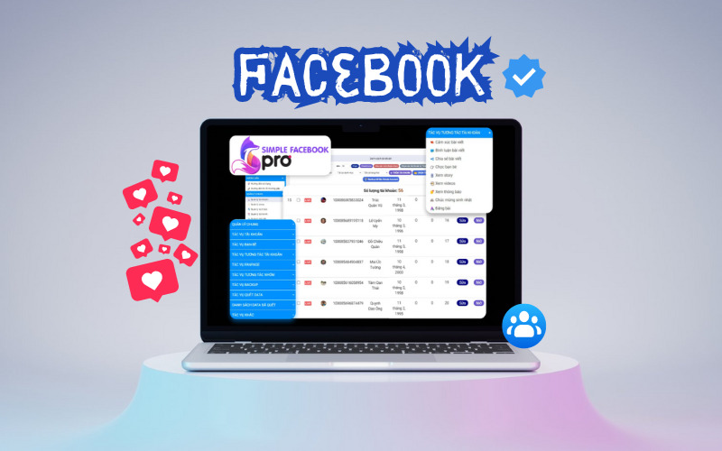 phần mềm nuôi nick Facebook