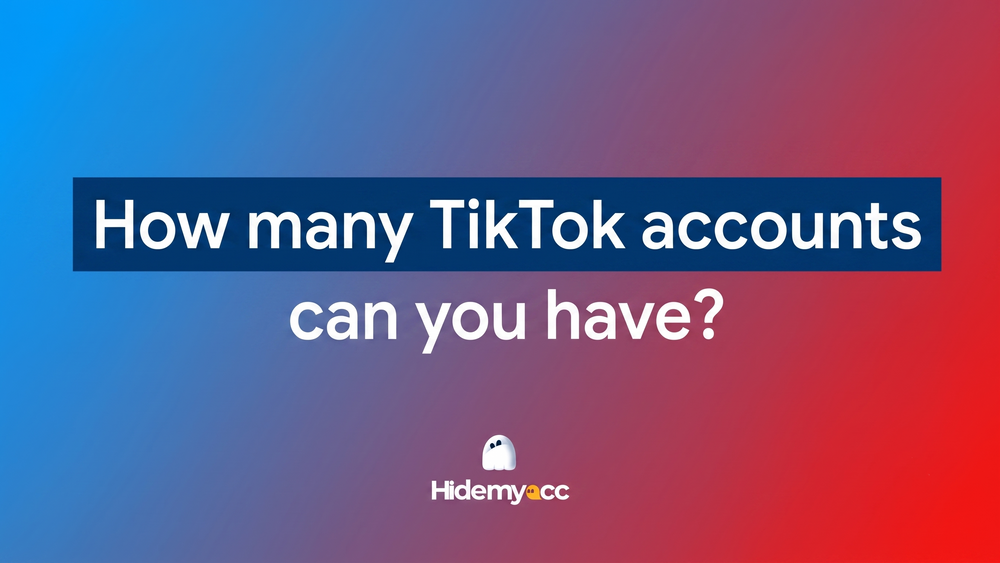 How many TikTok accounts can you have? Full limits guide