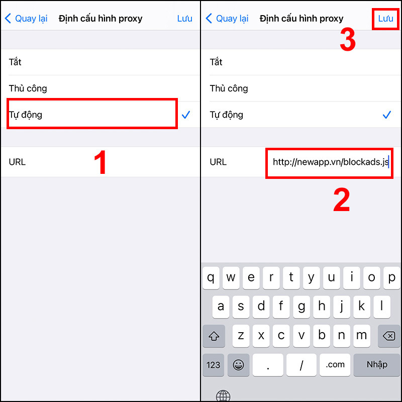 định cấu hình proxy trên iphone là gì