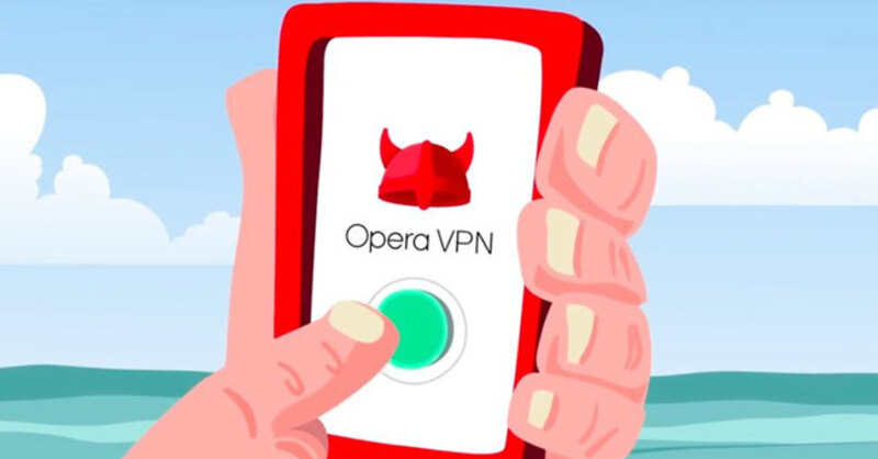 bật vpn trên opera