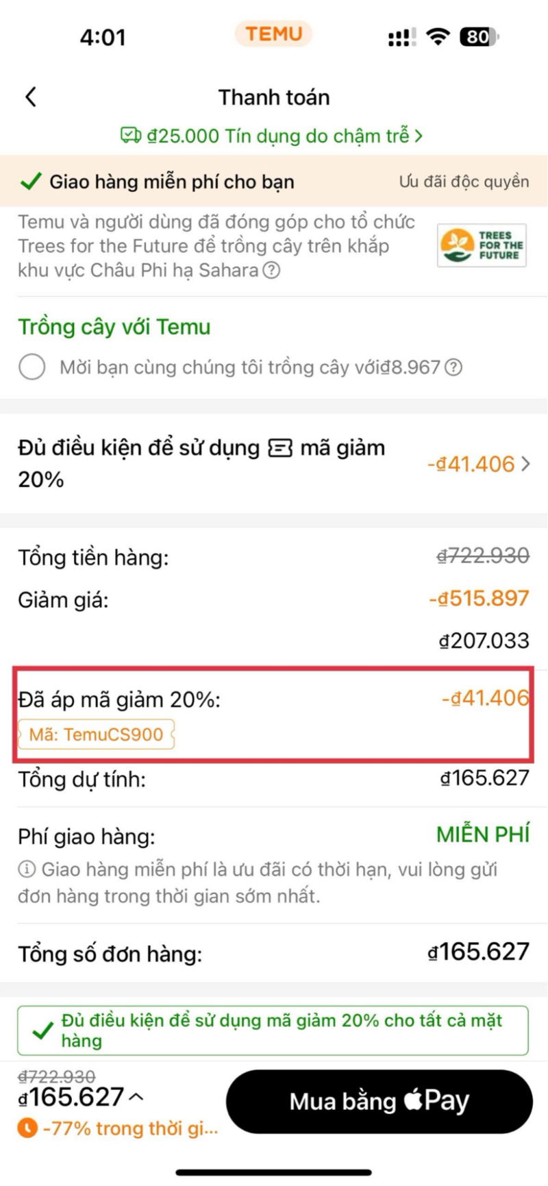 Cách lấy mã giảm giá temu