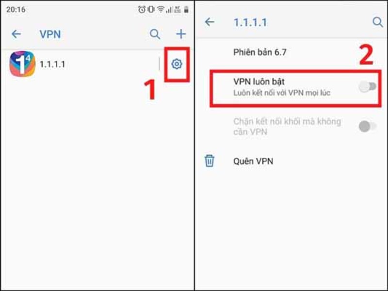 cách tắt vpn