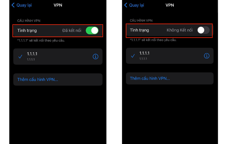 cách tắt vpn