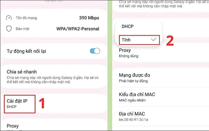 cách sửa lỗi dns_probe_finished_nxdomain trên điện thoại