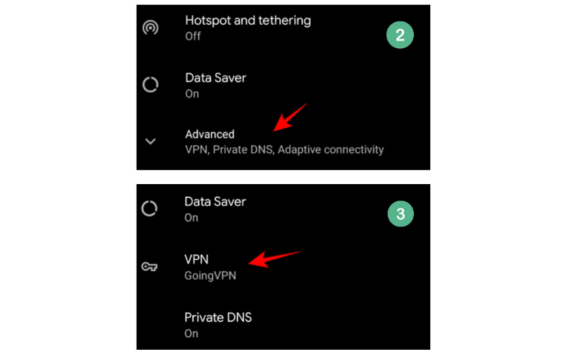 cài đặt vpn cho điện thoại android