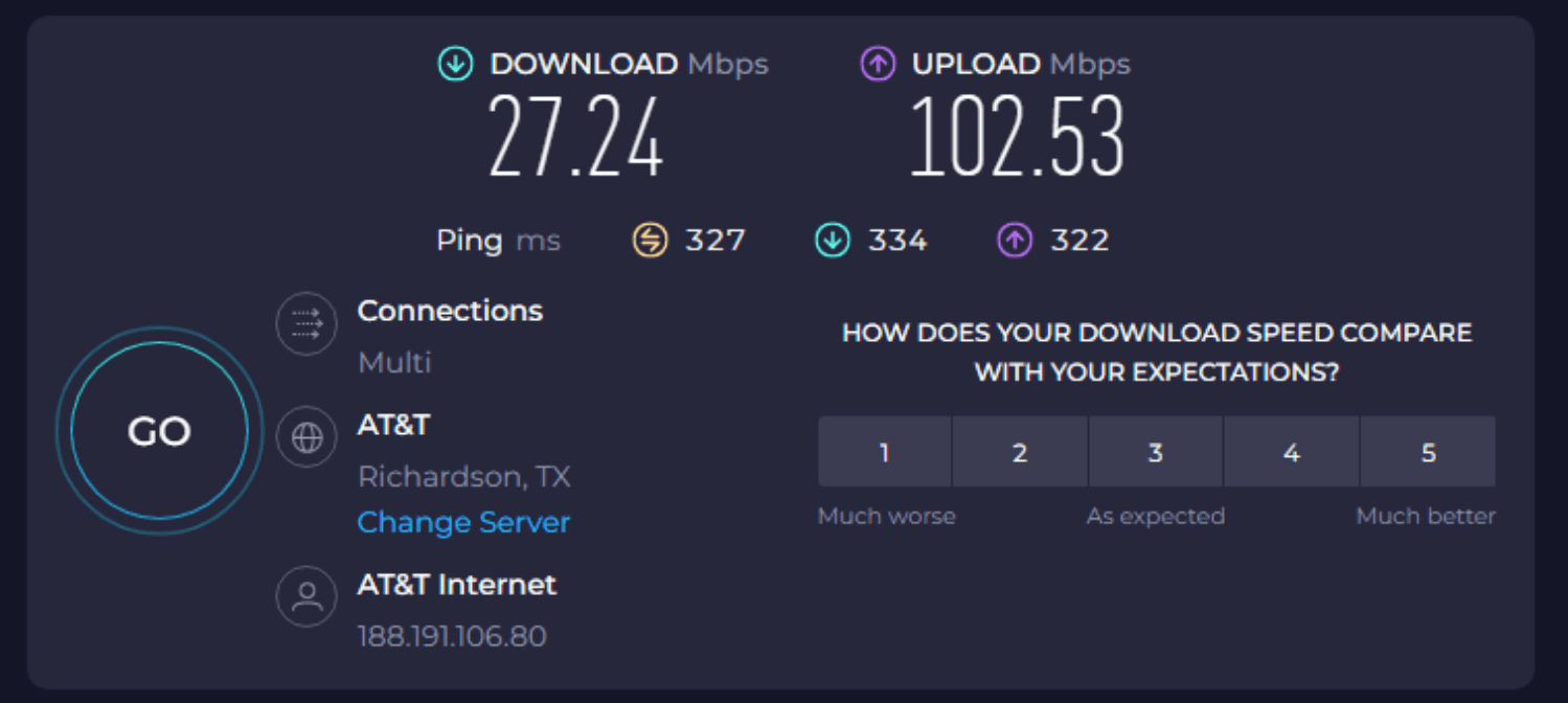 Kiểm tra tốc độ proxy