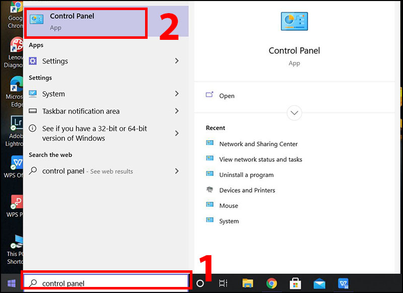 đổi dns win 10