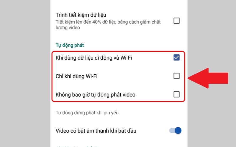 tại sao video trên facebook không tự chạy