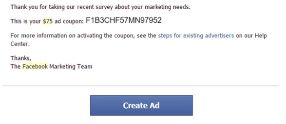 Facebook Ad Credits